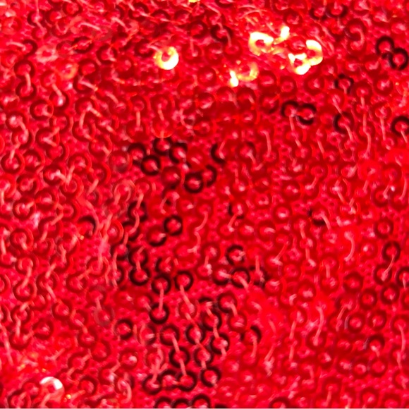 Top Drawer by Daisy Corsets Red Sequined Corset - Picture 6 of 10